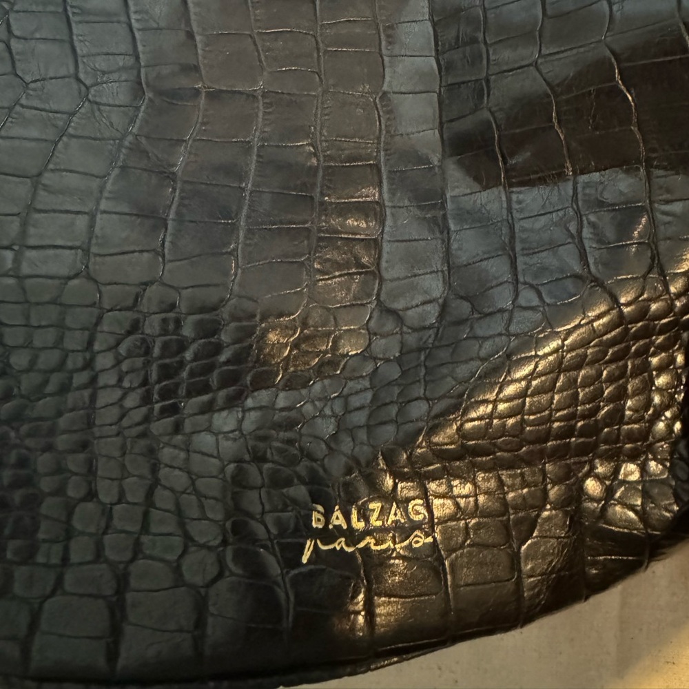 NWT Balzac Paris Clement bag in Black Croc - Picture 6 of 6
